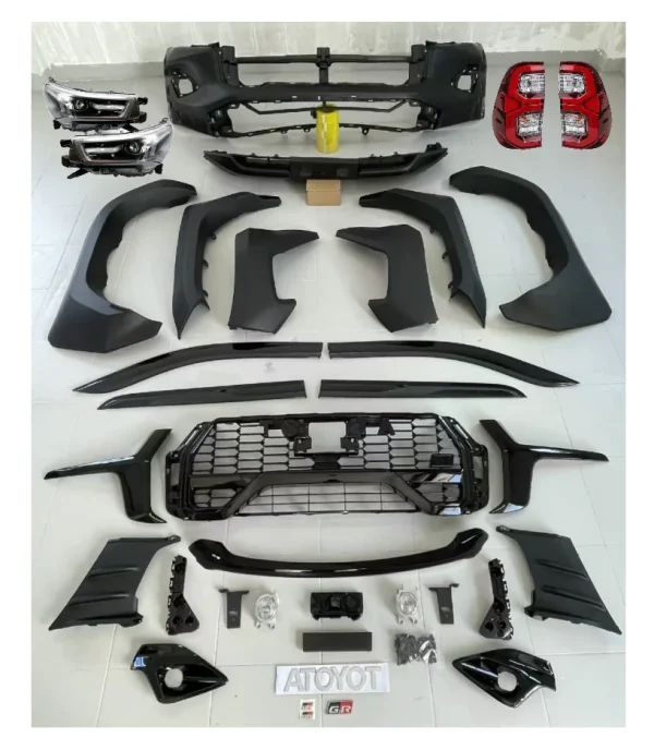 Toyota Hilux Revo 2021 Hilux GR body kit (with Headlights and Tail Lights)(Wide Body)( (Courier Not Included, Please request separate quote) - Image 7