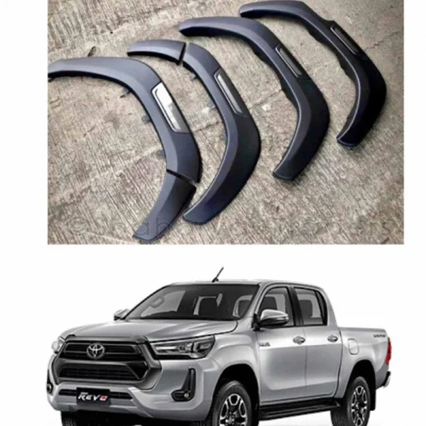 Toyota Hilux 2021 Rocco Style Fender Flares Wheel Arches (Fits 2021+ model Hilux) - Image 2