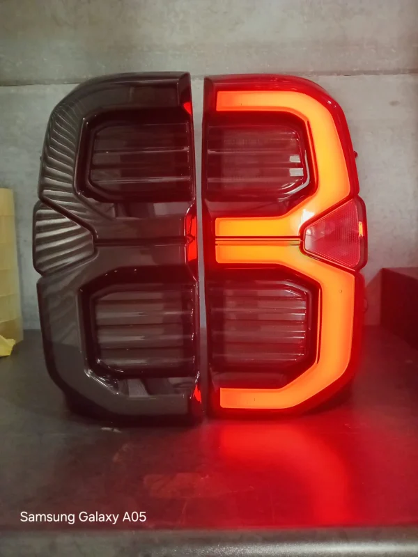 Toyota Hilux 2016+ GR LED Tail Lights Smoked - Image 3