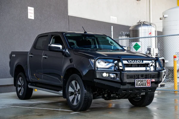D/MAX GEN 7 NEW MODEL 2022 to current:POSTI22 POST TYPE FRONT BUMPER REPLACEMENT BULLBAR (Bumper cut) (Will require resistors to connect indicators on high spec vehicle) (Bullbar + bracket kit + under protection plates)(Courier Not Included, Please request separate quote)