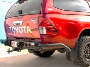 TOYOTA HILUX GD6 2016 TO CURRENT MCC JACK REAR BAR REPLACEMENT BUMPER WITH TOWBAR – JBHI16 (Courier Not Included, Please request separate quote)