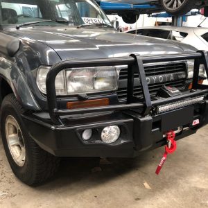 TOYOTA LANDCRUISER 80 SERIES MCC POST TYPE BUMPER REPLACEMENT BULLBAR – POSTLC80 (Courier Not Included, Please request separate quote)