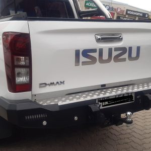 ISUZU 2013-2022 RT50 & RT85 MCC ROCKER REAR REPLACEMENT BUMPER WITH TOWBAR – RRI17 (Courier Not Included, Please request separate quote)