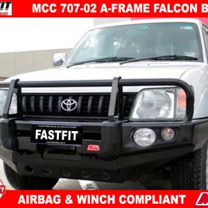 TOYOTA PRADO 90 OR 95 SERIES MCC POST TYPE BUMPER REPLACEMENT BULLBAR – POSTPR9095 (Courier Not Included, Please request separate quote)