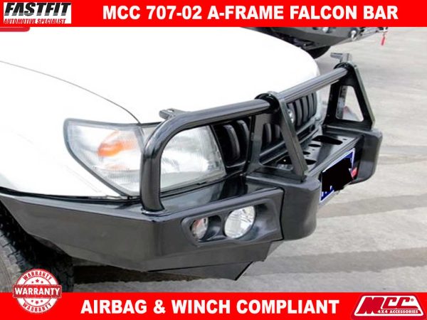 TOYOTA PRADO 90 OR 95 SERIES MCC POST TYPE BUMPER REPLACEMENT BULLBAR – POSTPR9095 (Courier Not Included, Please request separate quote) - Image 3