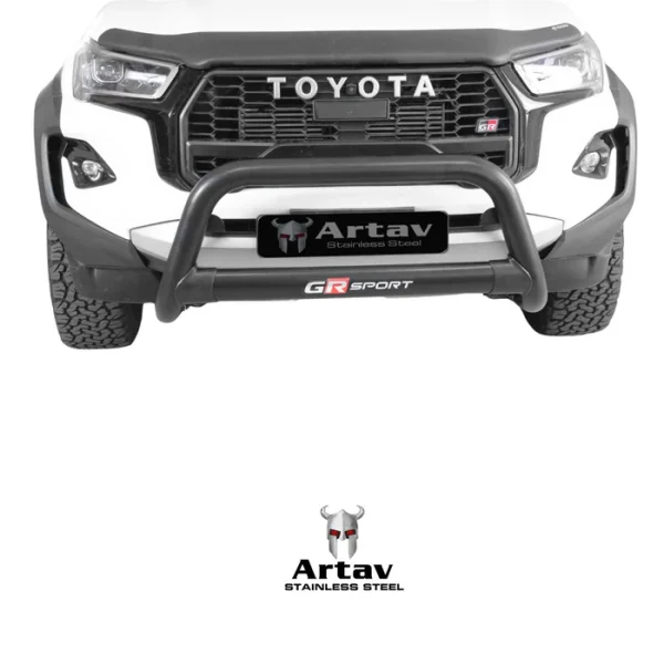 Toyota Hilux GR-S3 (GR Sport) Nudge Bar Black (Includes Top Support Brackets)BS-HILUXGRS-3