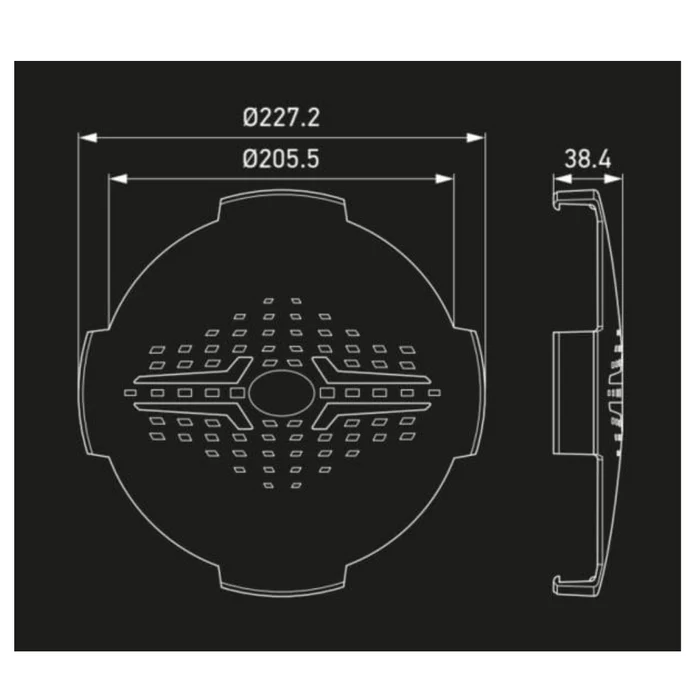 Hella Valuefit Blade 9" Round Black single - Image 5