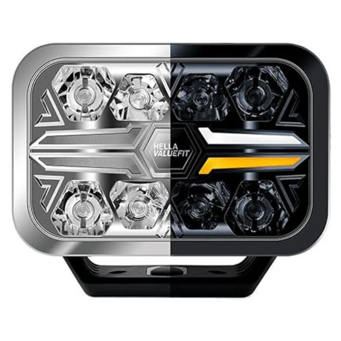 Hella Valuefit Blade Rectangular 9'' Chrome single