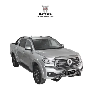 Artav BS-72080  GWM P300 Nudge Bar Black Stainless (PDC Friendly)