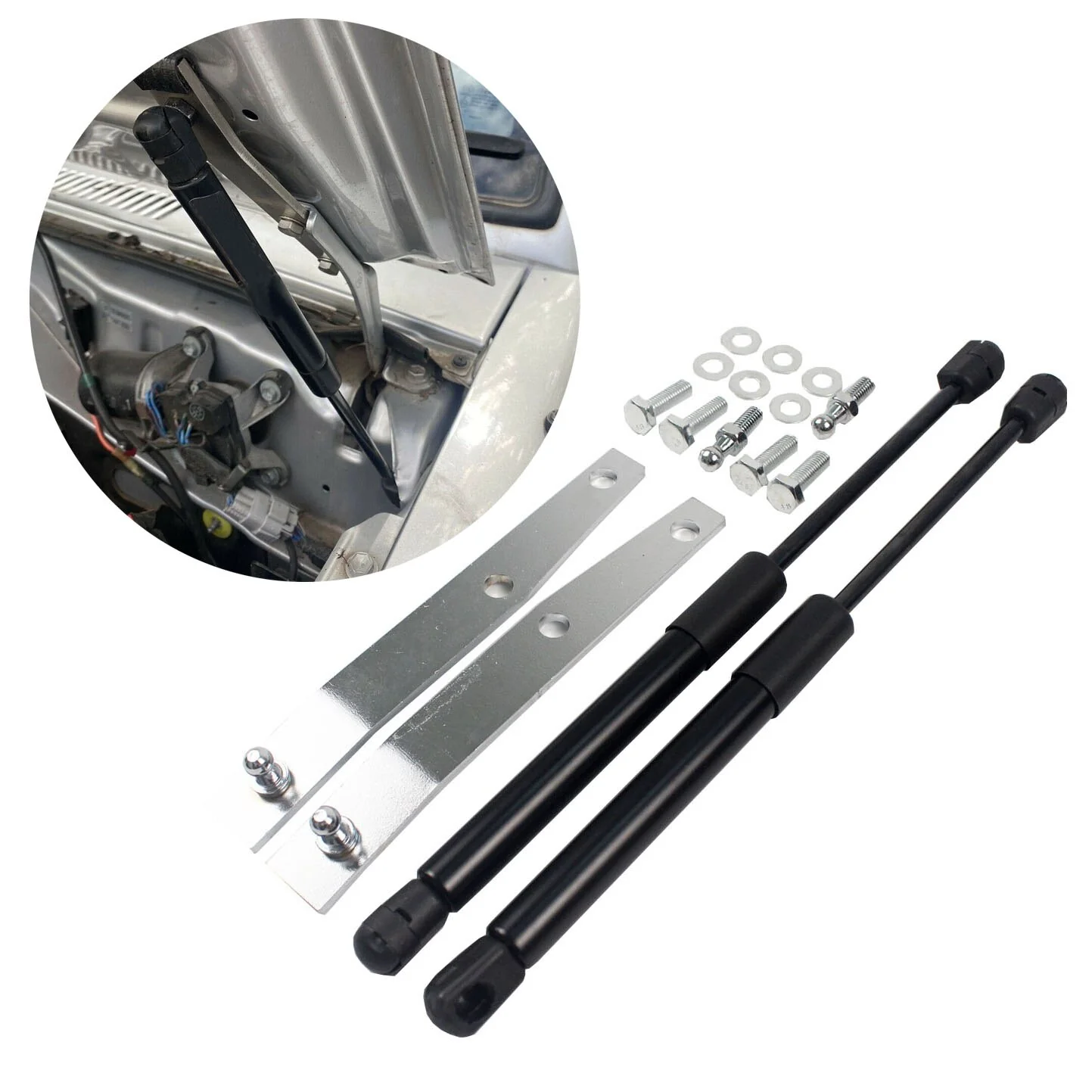 Toyota Land Cruiser 70 Series Hood Struts set of 2 (OLD SHAPE CRUISER)