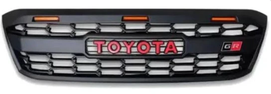 Toyota Hilux (2006-2011) GR Grill With Top LED's Matt Black